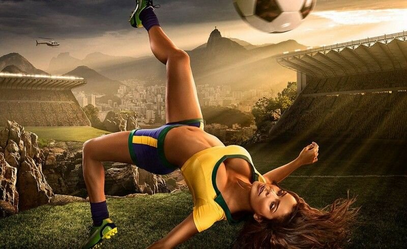 Футбол и девушки: представлен эротический календарь чемпионата мира 2014