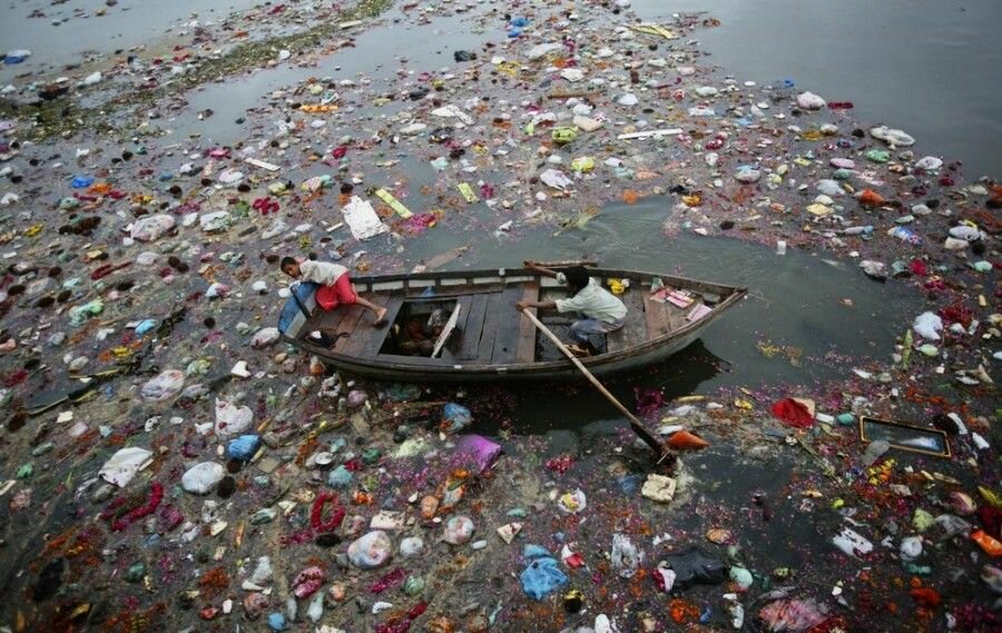 Загрязнение рек в Индии
