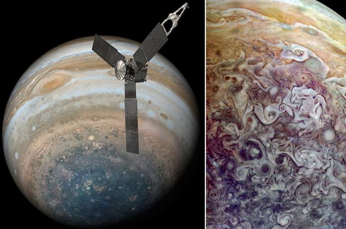 Фотография: Фотографии Юпитера: Аппарат НАСА завершил восьмой облет планеты