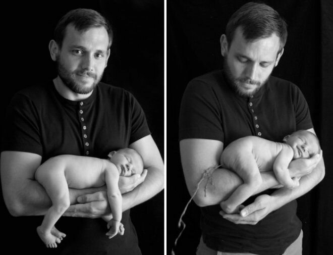 10 фотографий младенцев, которые сумели испортить семейно-романтические фотосессии