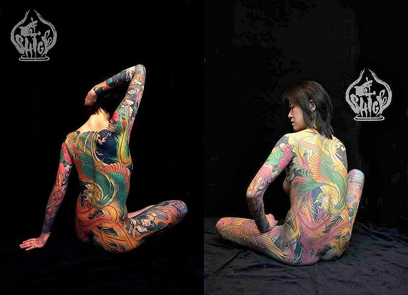 Сиге – японский мастер татуировок на все тело