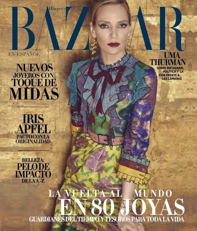 Ума Турман в Harper’s Bazaar Mexico