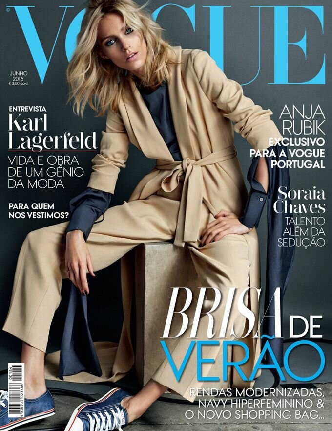 Аня Рубик в Vogue Portugal